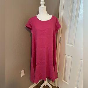 Bryn Walker-Linen Dress-Pink-XS-Never Worn
